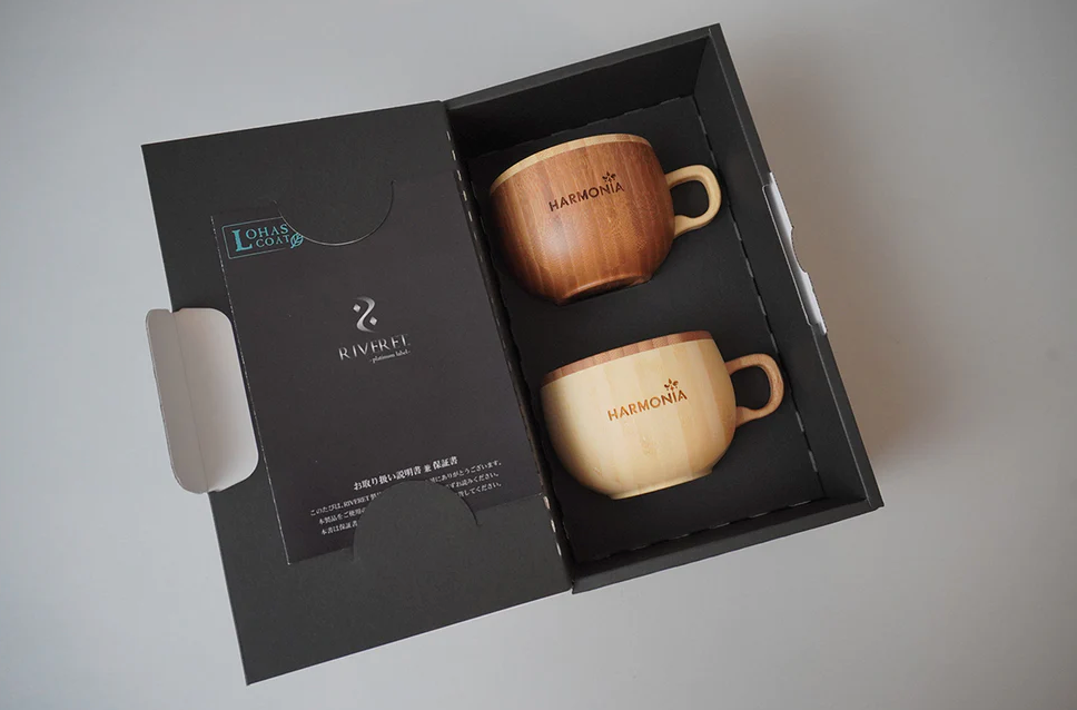 HARMONIAオリジナルコーヒー豆とマグカップ<RIVERETペア>セット