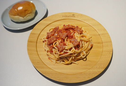 雲仙ハムのトマトソース五島うどん