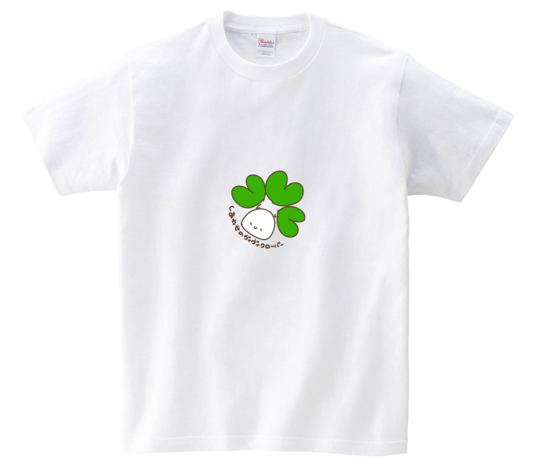 <受注アイテム>ヴィヴィくんとへいわてん:Tシャツ(クローバー)