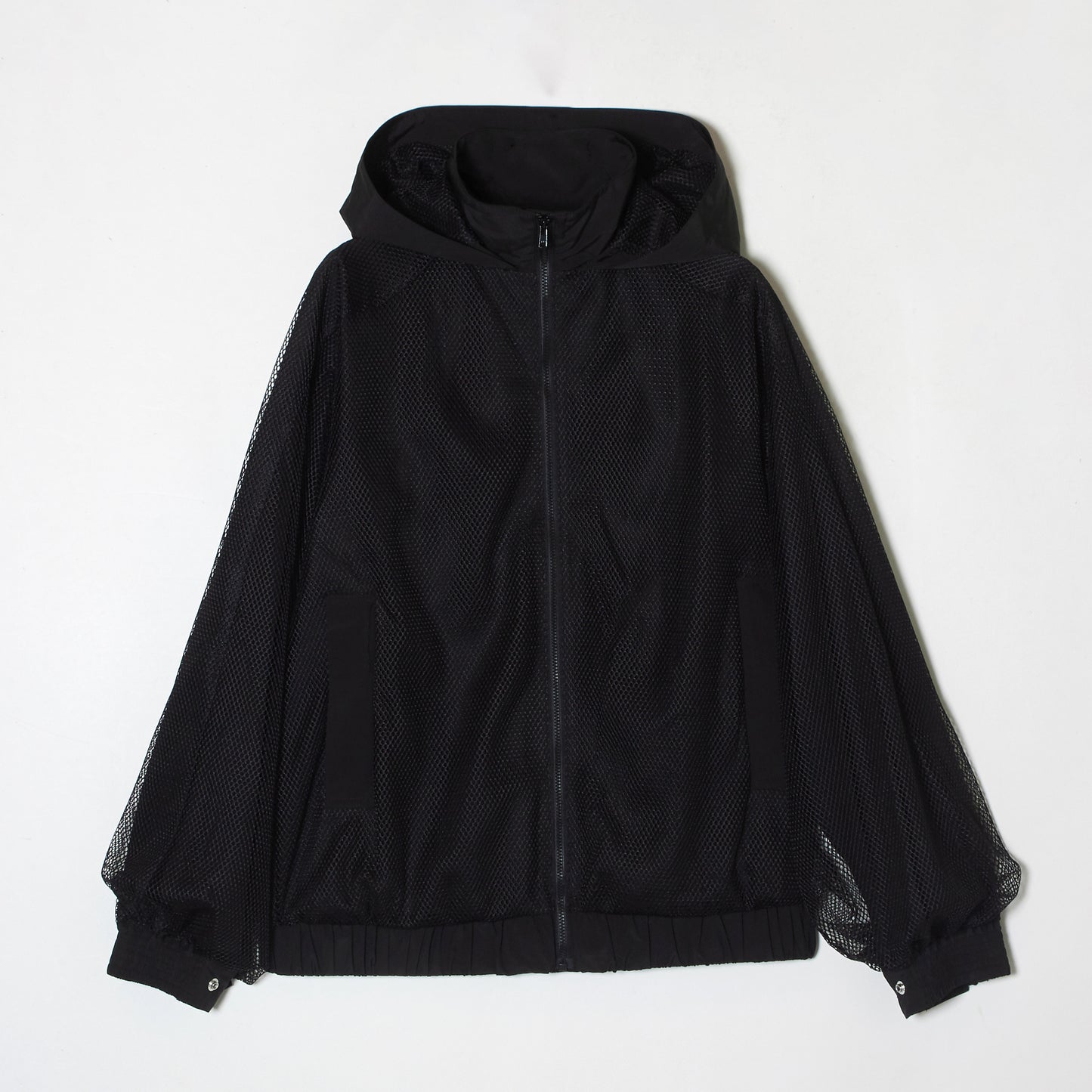 メッシュレイヤードブルゾン