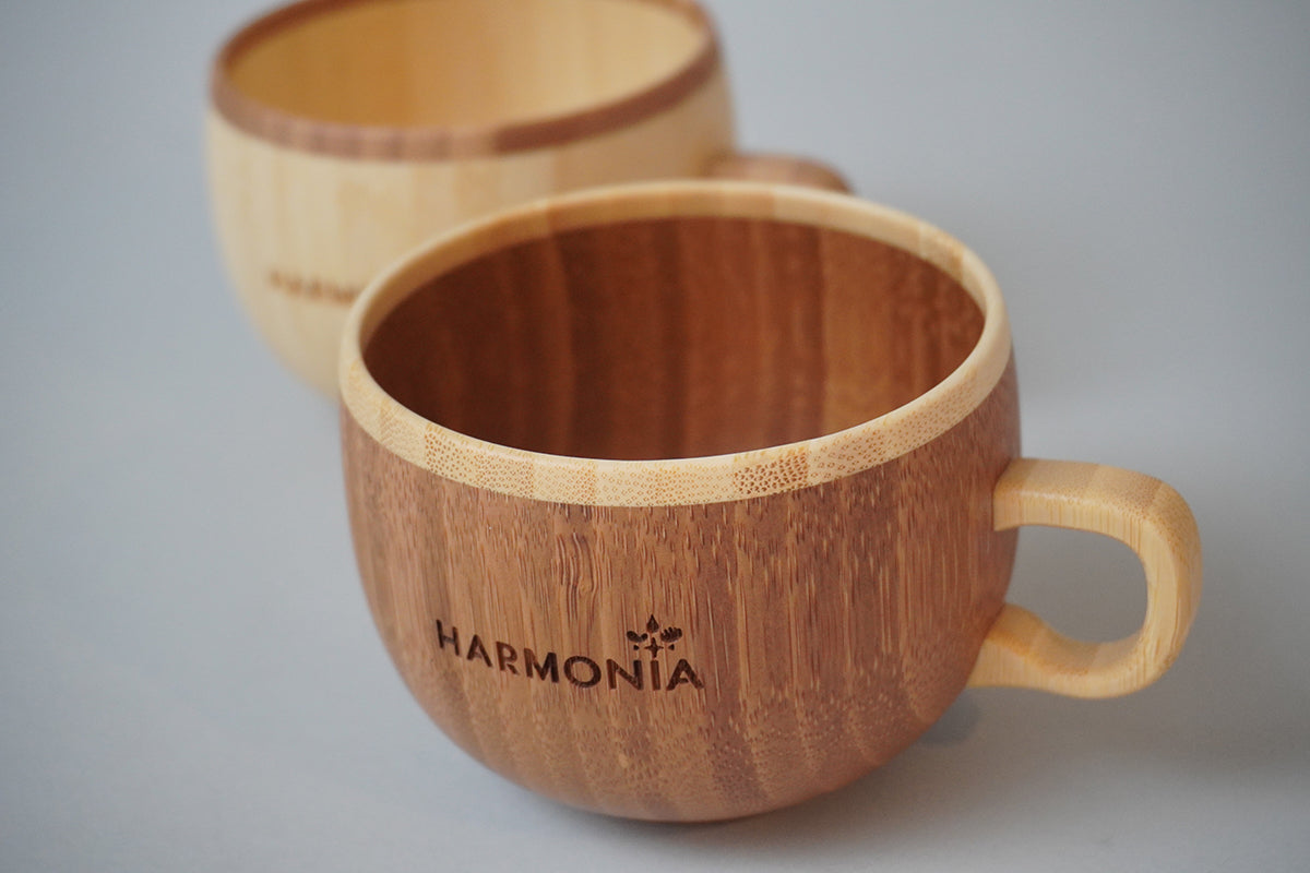 コーヒーカップ<ペア>【HARMONIAロゴ入り】