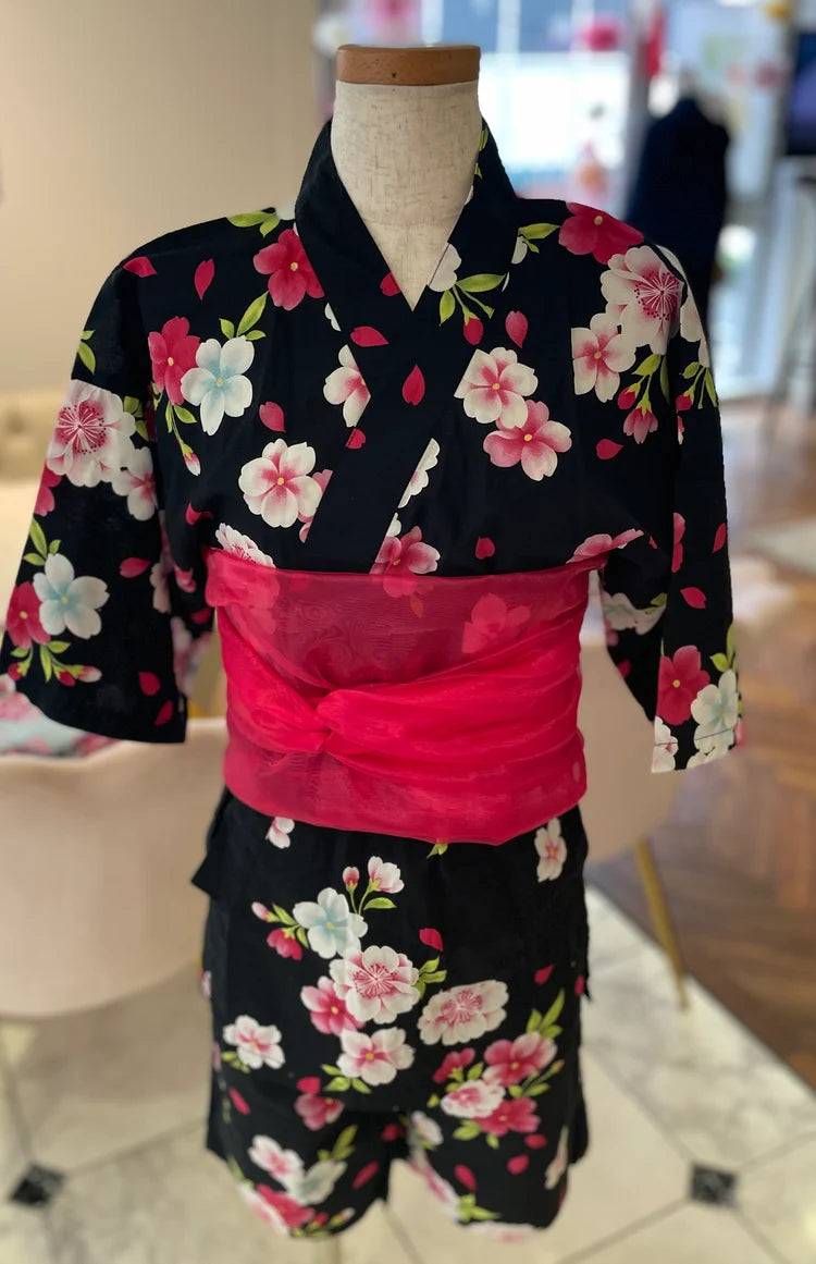 古着浴衣（150cm・甚平タイプ）