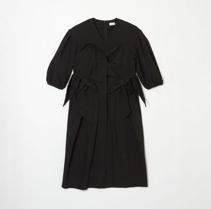 重ね着風七分袖ワンピース – HARMONIA 重ね着風七分袖ワンピース – HARMONIA