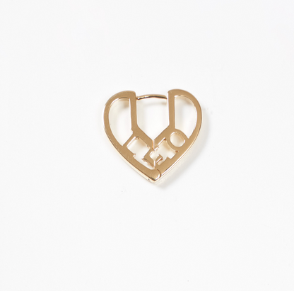 Zodiac Heart Pierce-Leo