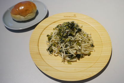 湘南しらすと信州野沢菜のペペロンチーノ五島うどん