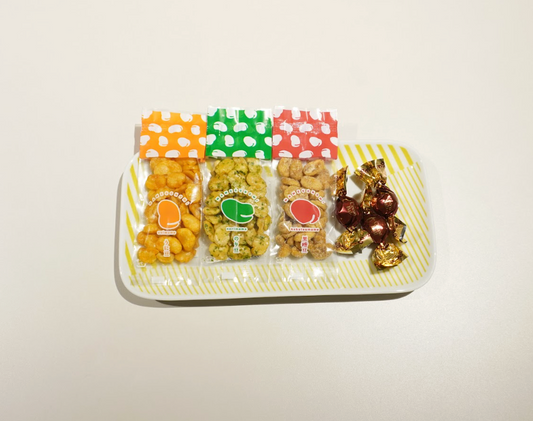 厳選長崎スナックセット（和風大人味セット＜うに豆、海苔豆、黒糖豆＋チョコ＞）