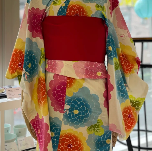 古着浴衣（125〜135㎝）