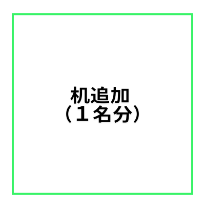 【レンタルスペース・オプション】机（1名分）追加